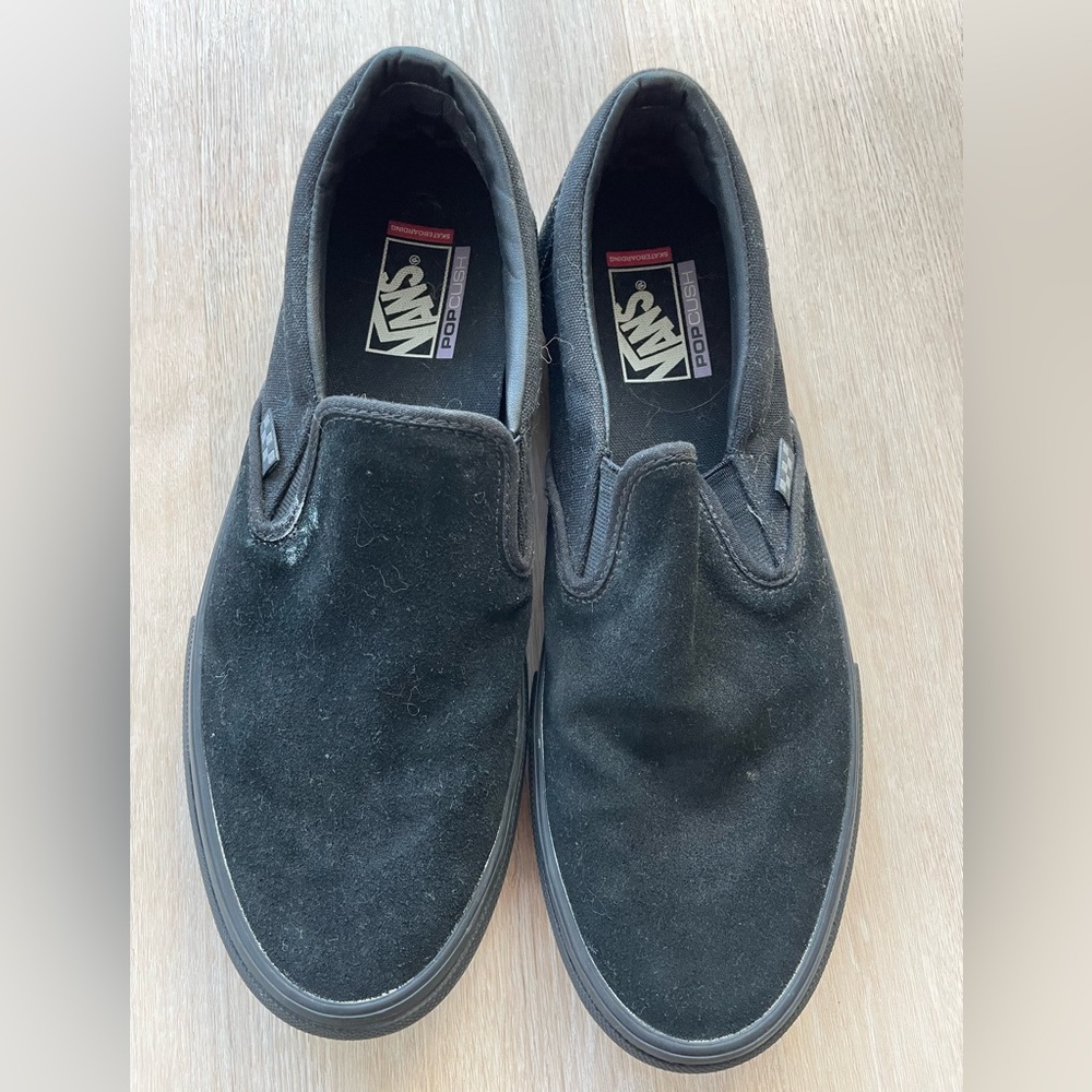 Black slip on Vans (Mens 13)